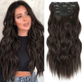Tinhao Hair 10A Grade Straight Clip In Human Hair Extensions Natural Color Remy Hair Full Head Set